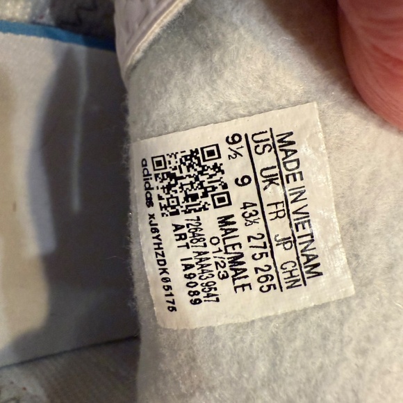 adidas Sneakers in White, Red, Green, and Tan - Picture 9 of 9